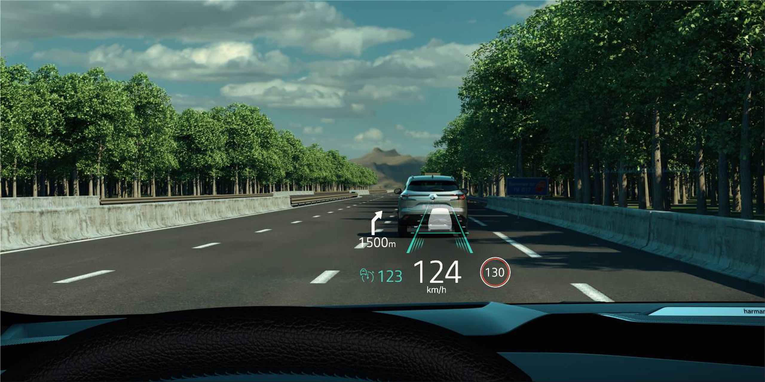 High tech head-up display of Renault Austral - Renault Group