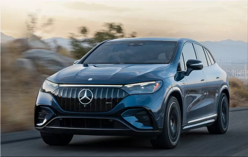 2024 MercedesBenz EQE AMG SUV the ultimate electric car with AMG