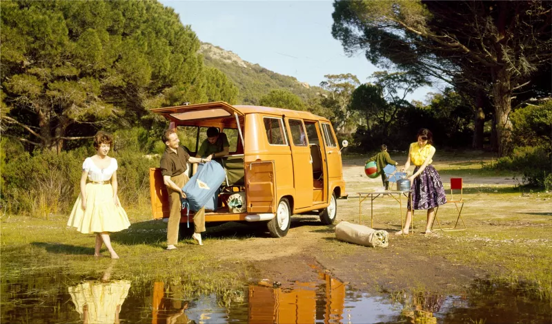 Hippie Caviar Hotel: the Renault campervan