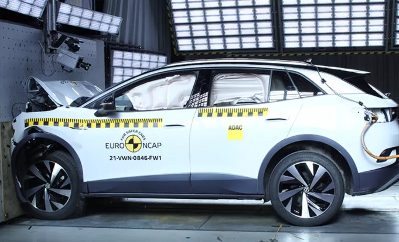 The Volkswagen ID5 earns five stars in Euro NCAP crash testing
