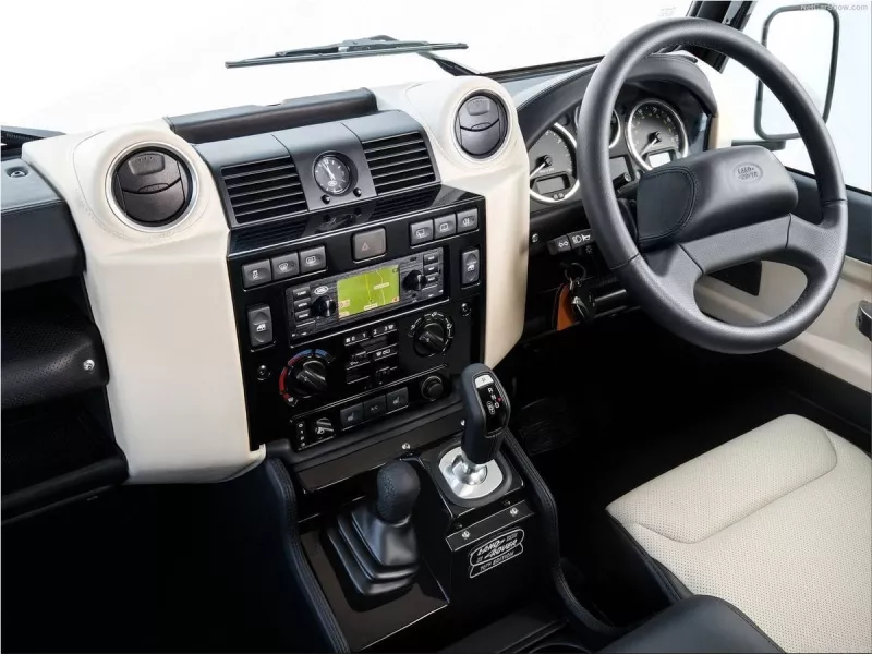 Land Rover Defender Works V8 interior