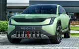 The Skoda VISION 7S concept presents a wholly new electrified vehicle