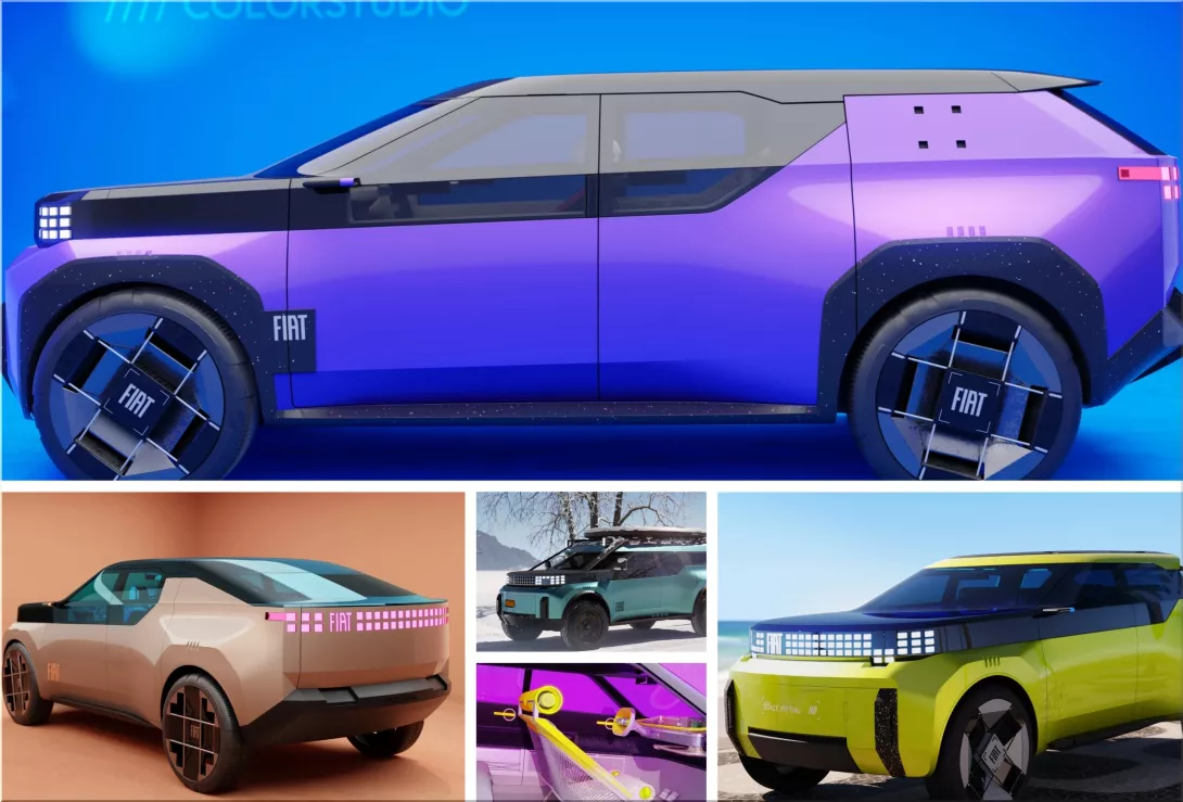 From city car to camper: Fiat shows off five new concept cars based on Panda