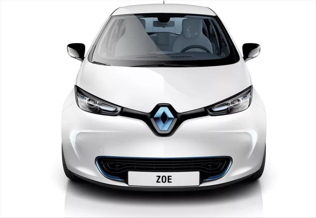 The Renault ZOE electric car